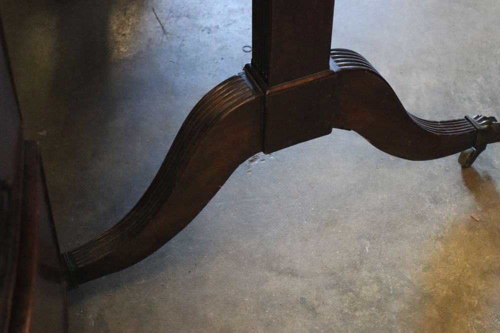 A Regency style mahogany sofa table, width 100cm